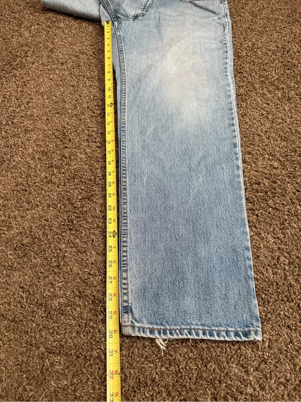 Levi's 550 Relaxed Fit Vintage 90s USA Made Light Wash Jeans Men's Size 34x30